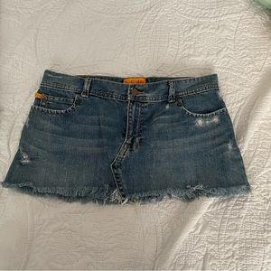 Hollister Micro Mini Jean Skirt